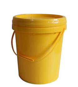 黄色塑料漆桶产品